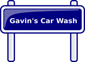 Gavin S Car Wash 2 Clip Art