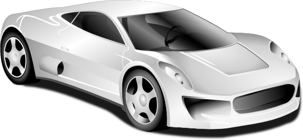 White Sports Car Clip Art at Clker.com - vector clip art online