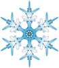 Silver Snowflakes Clip Art at Clker.com - vector clip art online ...