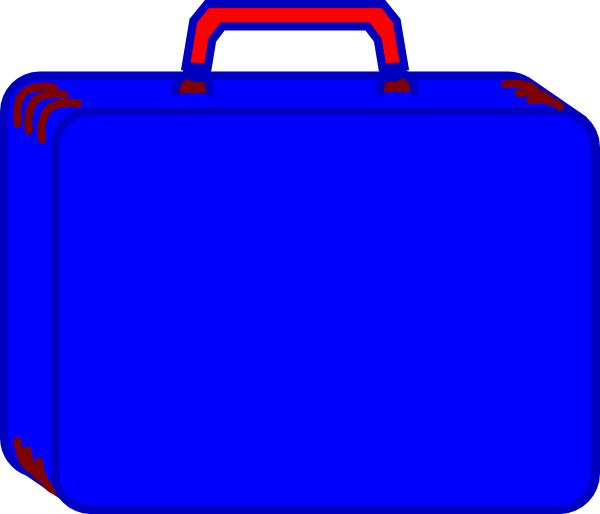 Blue Lunch Box Clip Art at Clker.com - vector clip art online, royalty