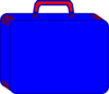 Blue Lunch Box Clip Art