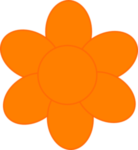 Orange Flower Clip Art