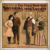 Percy G. Williams Presents The Four Mortons Breaking Into Society A Musical Farce In Three Acts. Clip Art