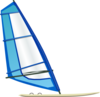 Wind Surfing Clip Art