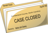 Case Closed Clip Art