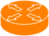 Rout Orange Clip Art