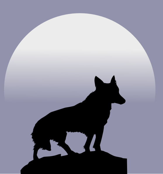 Wolf Smaller Clip Art at Clker.com - vector clip art online, royalty ...
