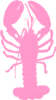 Pink Lobster Clip Art