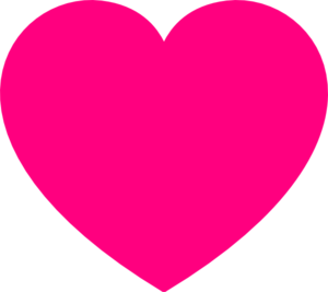 Pink Heart2 Clip Art