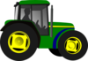 Green Tractor Clip Art