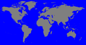Grey World Map Clip Art