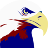 Eagle Red White Blue Clip Art