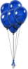 Blue Balloons Clip Art