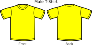 Yellow T-shirt Clip Art at Clker.com - vector clip art online, royalty ...