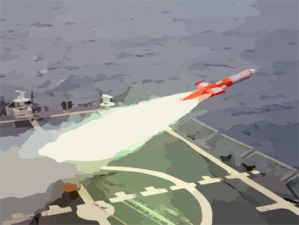 A Bqm-74e Aerial Drone Target Is Launched From The Guided Missile Frigate Uss Curts (ffg 38) Clip Art