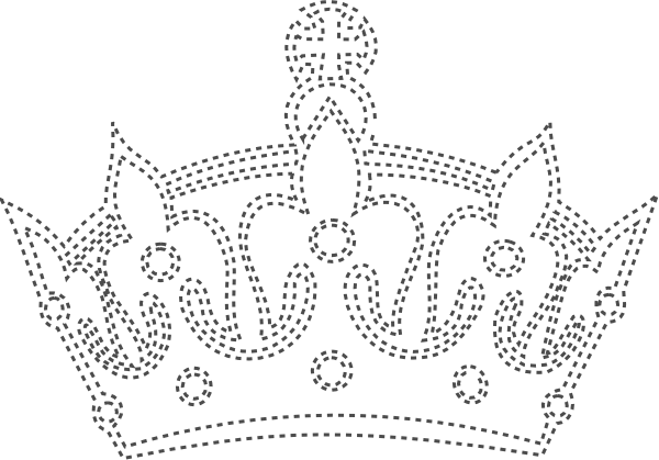 Black Keep Calm Crown -- Border 2 Clip Art at Clker.com - vector clip