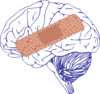 Brain Big Bandaid Clip Art