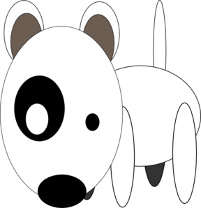 Bullterrier Head 6 Clip Art