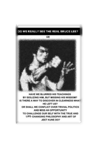Bruce Lee Do We See? Clip Art