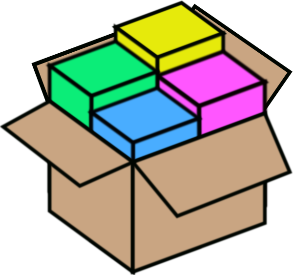 Download Box Package Bundle Clip Art at Clker.com - vector clip art ...
