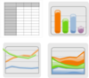 Table And Charts Clip Art