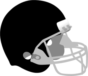 Black And Gray Helmet Clip Art
