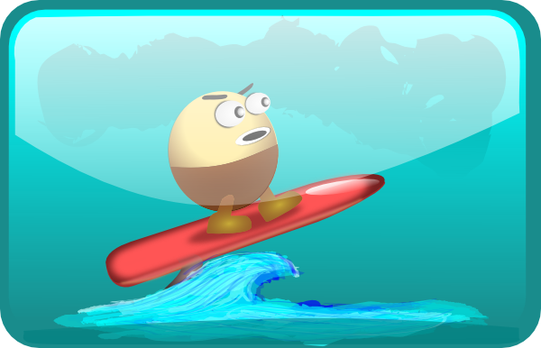 Cartoon Surfing Clip Art at Clker.com - vector clip art online, royalty