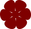 Red Flower Clip Art