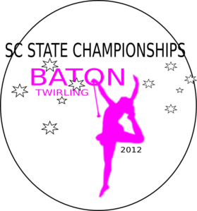 Sc State Twirling Championship  Clip Art