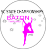 Sc State Twirling Championship  Clip Art