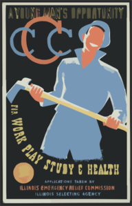 A Young Man S Opportunity For Work, Play, Study & Health  / Bender ; Made By Illinois Wpa Art Project, Chicago. Clip Art