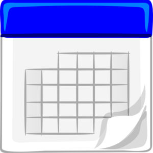 Blue Calendar Clip Art