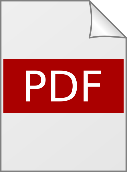 Pdf File Icon Clip Art at Clker com vector clip art 