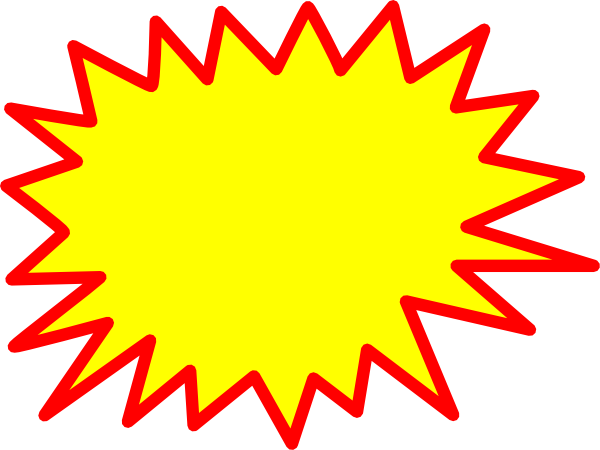 Starburst No Drop Shadow Clip Art at Clker.com - vector clip art online