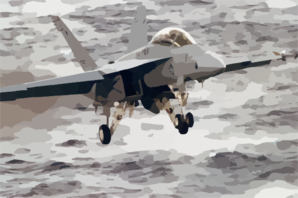 Super Hornet Landing Clip Art