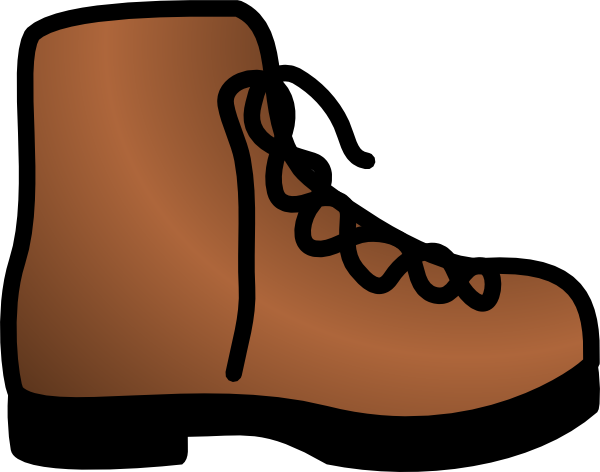 Simple Brown Boot Clip Art at Clker.com - vector clip art online
