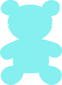 Blue Bear Clip Art