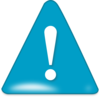 Attention In Blue Clip Art