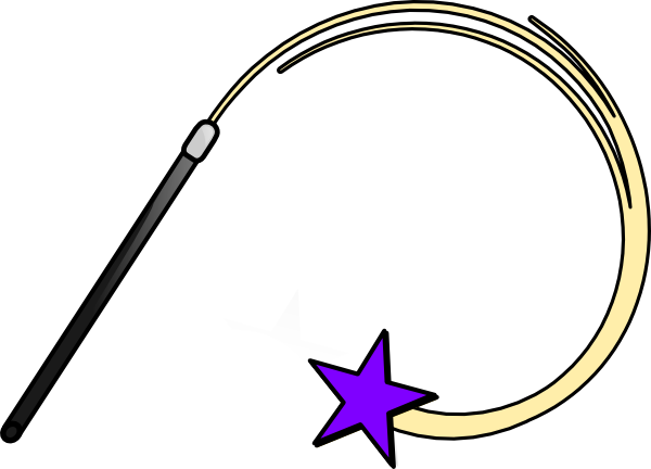 Magic Wand Purple Clip Art at Clker.com - vector clip art online