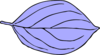 Light Blue Oval Leaf Clip Art
