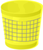 Yellow Trash Can Clip Art