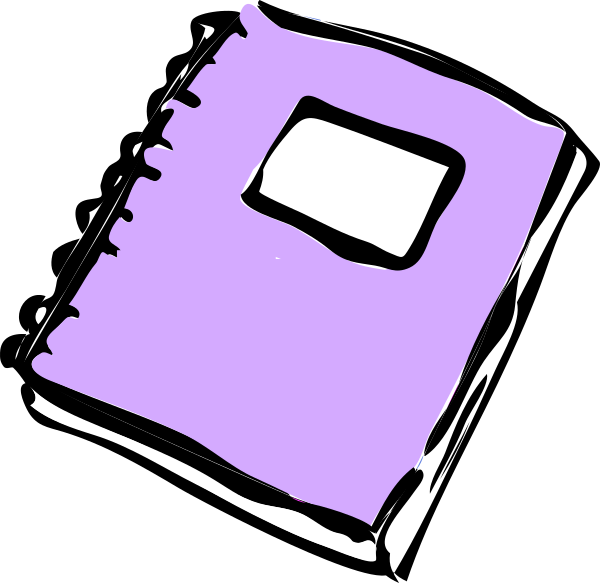 Notebook Clip Art at Clker.com - vector clip art online, royalty free
