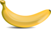 Yellow Banana Clip Art