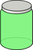 Green Jar Clip Art