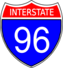 I-96 Sign Clip Art