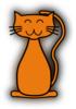 Orange Cat Clip Art