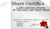 Share Certificate 3 Clip Art