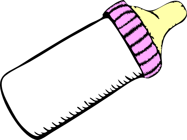 Download Baby Pink Bottle Clip Art at Clker.com - vector clip art ...
