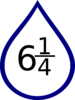 Number Rain Drop Clip Art