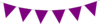 Purple Bunting Clip Art